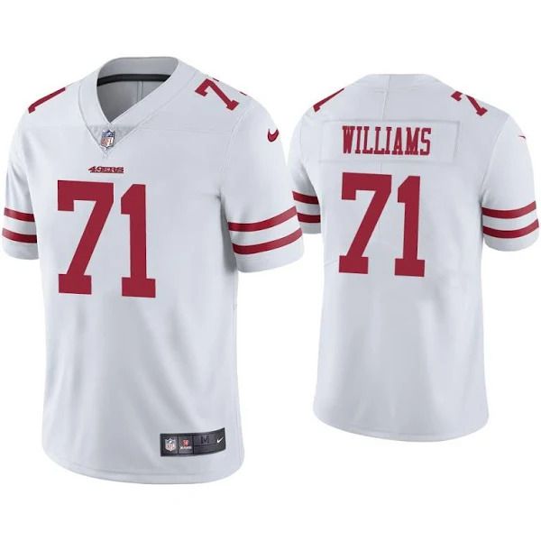Men San Francisco 49ers #71 Trent Williams White Nike Color Rush Limited NFL Jersey->san francisco 49ers->NFL Jersey